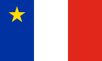 blue-white-red, yellow star