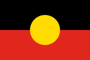 black-red, yellow circle