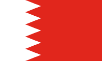 red, thick white serrated stripe