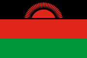 black-red-green, red sunrise